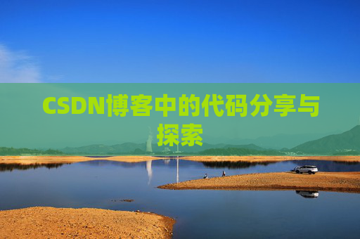 CSDN博客中的代码分享与探索